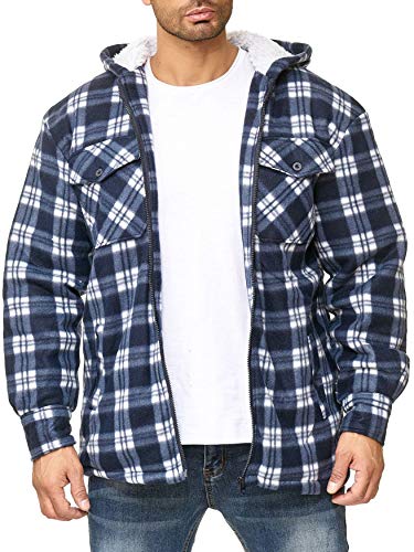 EGOMAXX Herren Hemdjacke, Blau - 2