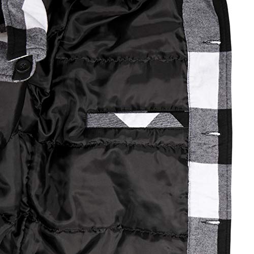 Lumberjacket kariert & schwarz/weiß - 3