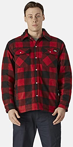 Dickies Herren Hemdjacke, Rot kariert - 3