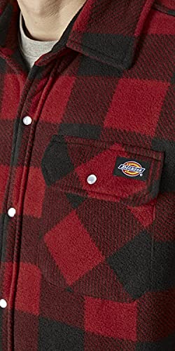 Dickies Herren Hemdjacke, Rot kariert - 5
